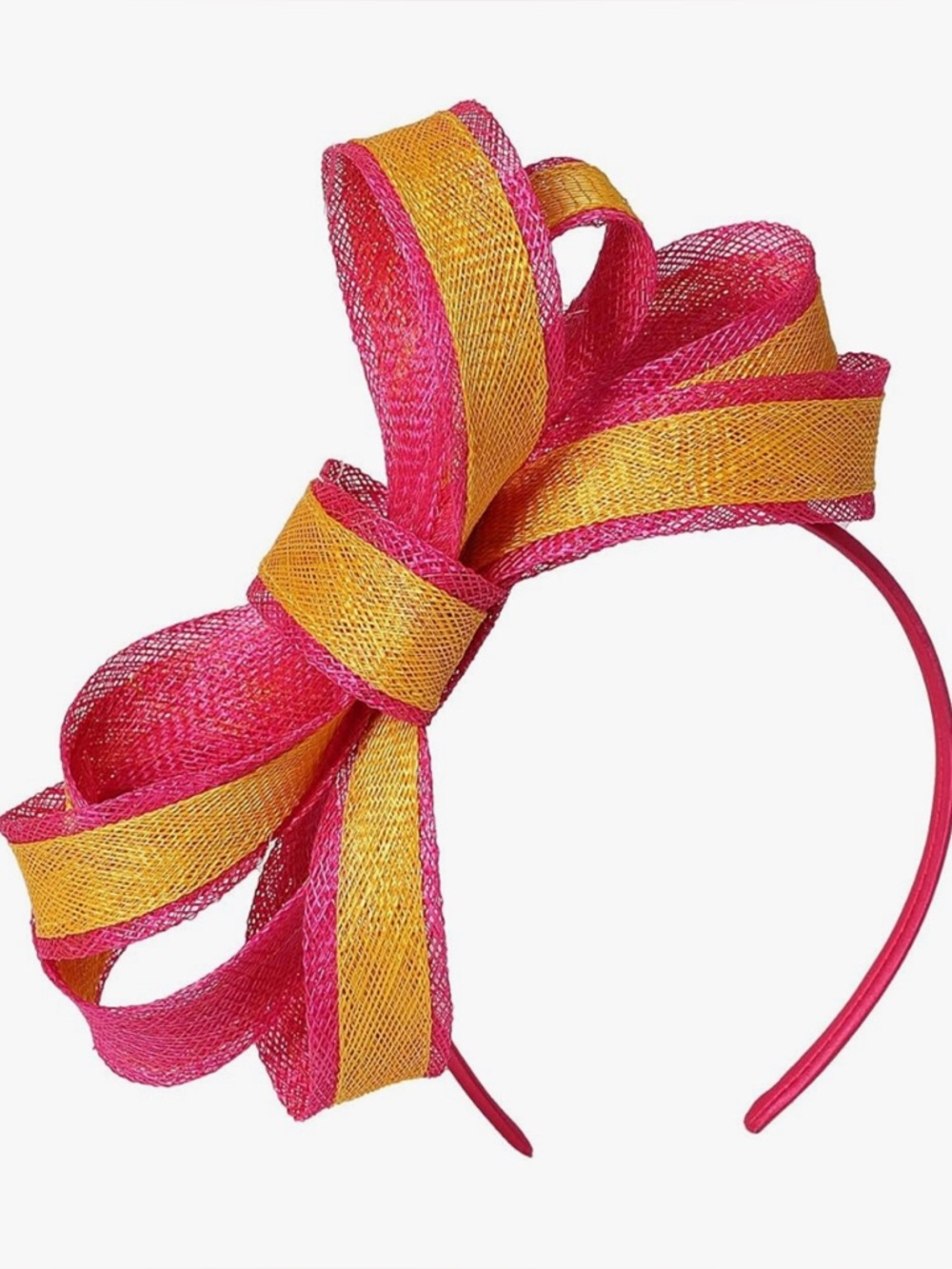 Rose and Yellow Fascinator Headpiece - Women Accessories - Picture 2 of 3